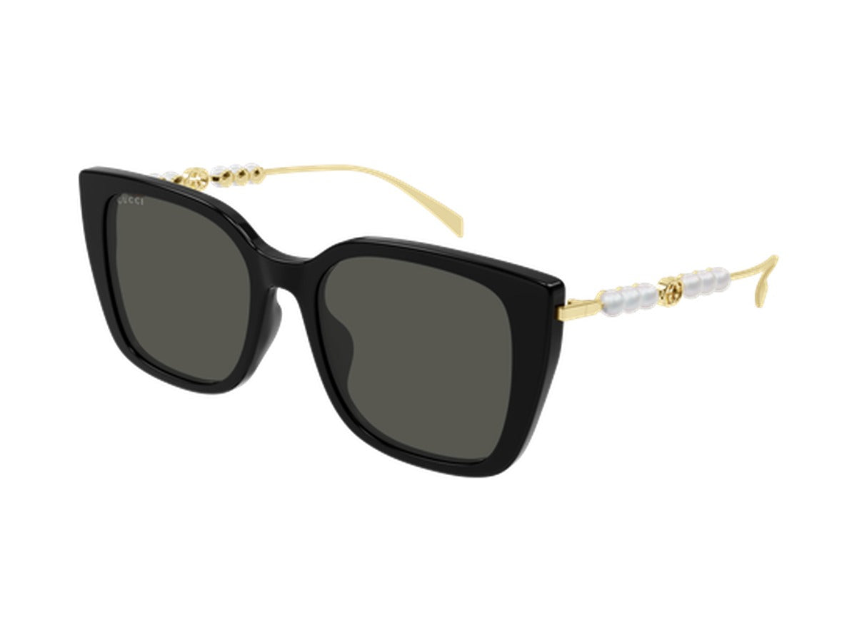 Gucci GG1971SA-001 sunglasses - Black & Gold / Grey