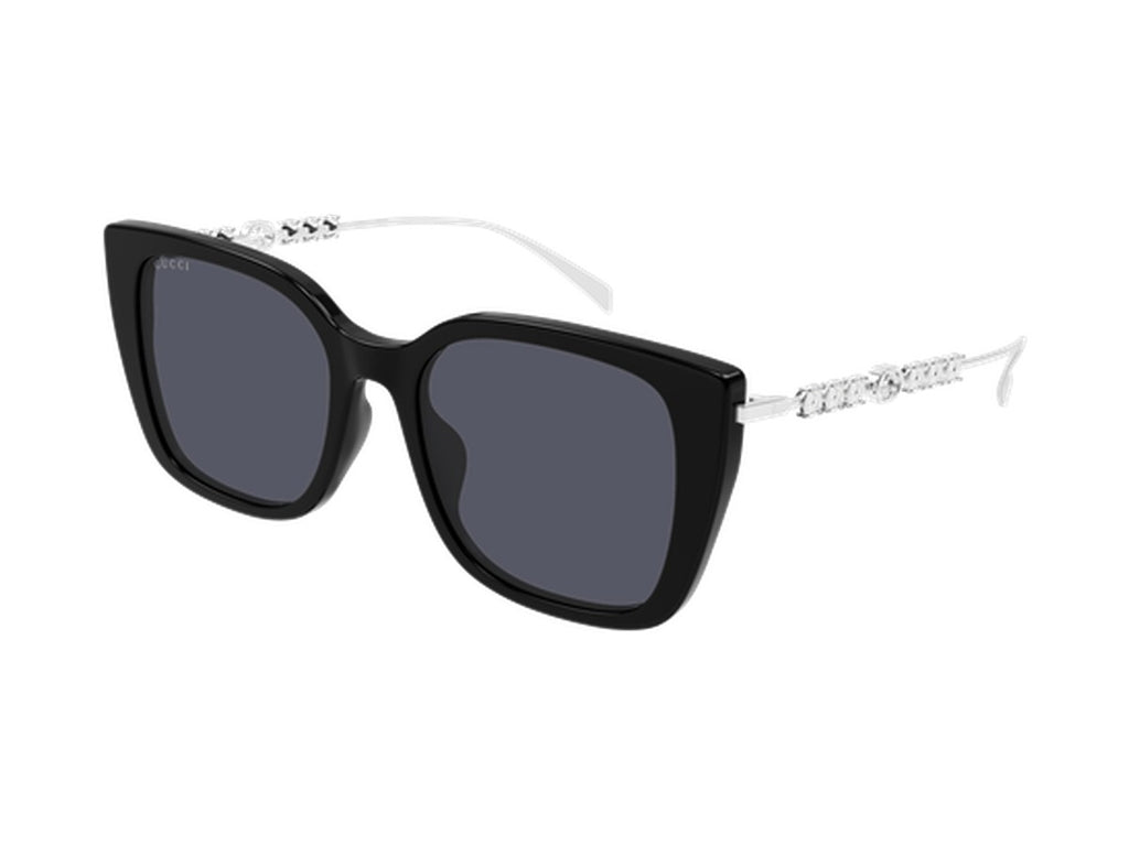 Gucci GG1971SA-002 sunglasses - Black & Silver / Grey