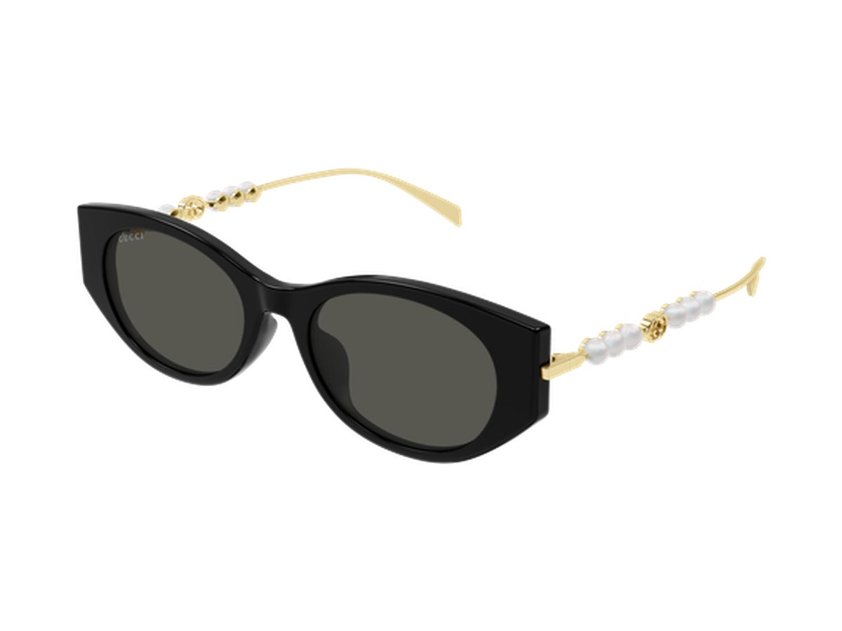 Gucci GG1970SA-001 sunglasses - Black & Gold / Grey