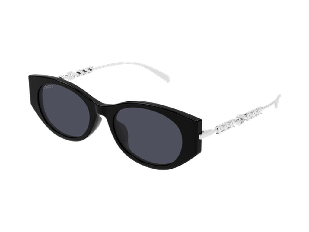 Gucci GG1970SA-002 sunglasses - Black & Silver / Grey