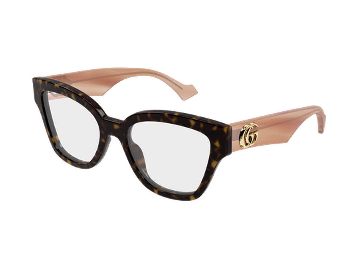 Gucci GG1424O-014 glasses - Havana & Pink