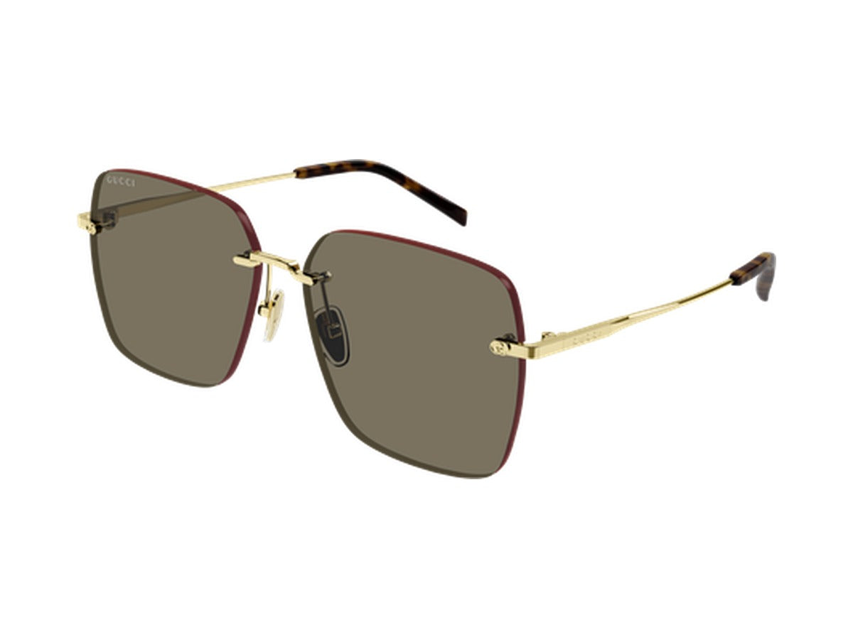 Gucci GG1955SA-002 sunglasses - Gold / Brown