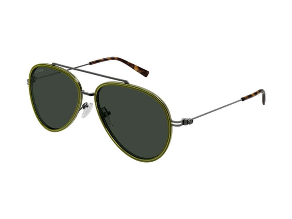 Gucci GG1981S-004 sunglasses - Green & Gunmetal / Green
