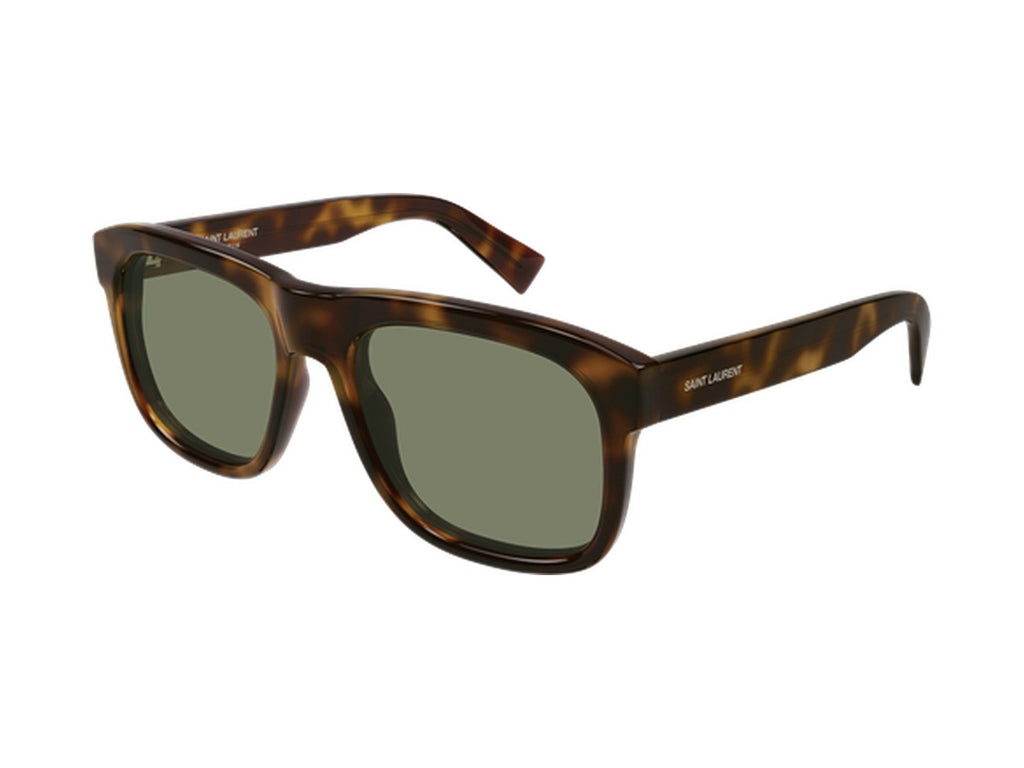 Saint Laurent SL 558-011 sunglasses - Havana / Green