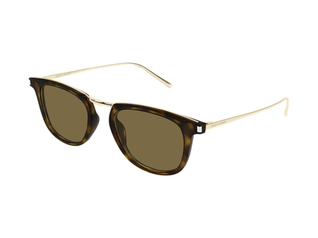 Saint Laurent SL 753-006 sunglasses - Havana & Gold / Brown