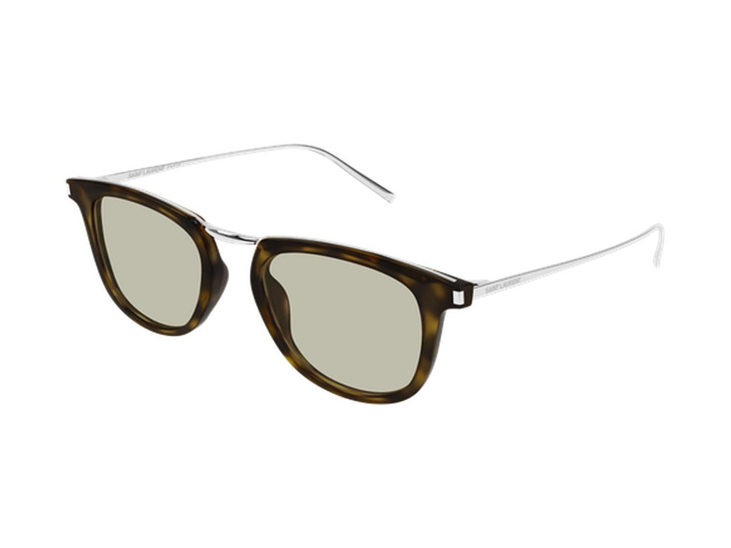 Saint Laurent SL 753-007 sunglasses - Havana & Silver / Brown