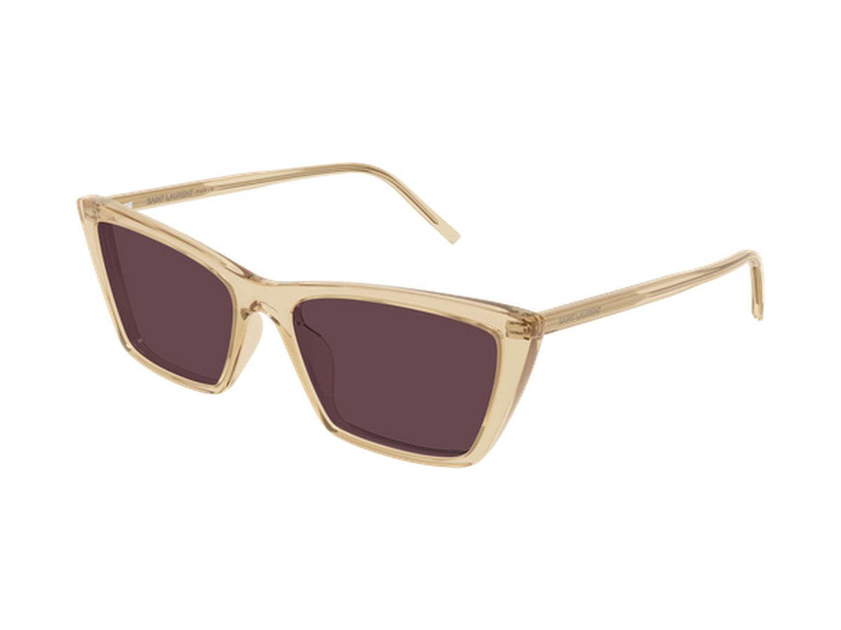 Saint Laurent SL 737 MICA THIN-008 sunglasses - Yellow / Violet