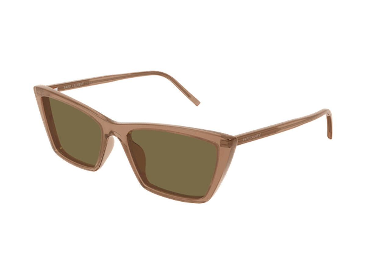 Saint Laurent SL 737 MICA THIN-009 sunglasses - Brown / Brown