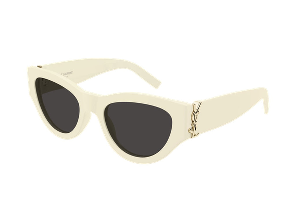 Saint Laurent SL M94/F-009 sunglasses - Ivory / Black