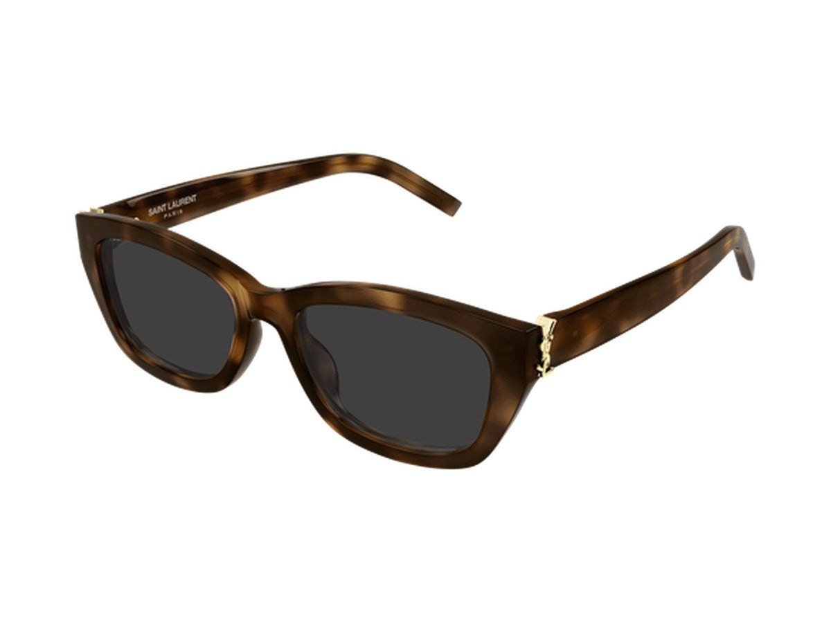 Saint Laurent SL M153-003 sunglasses - Havana / Grey 2