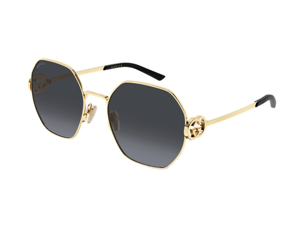 Gucci GG2046S-001 sunglasses - Gold / Grey