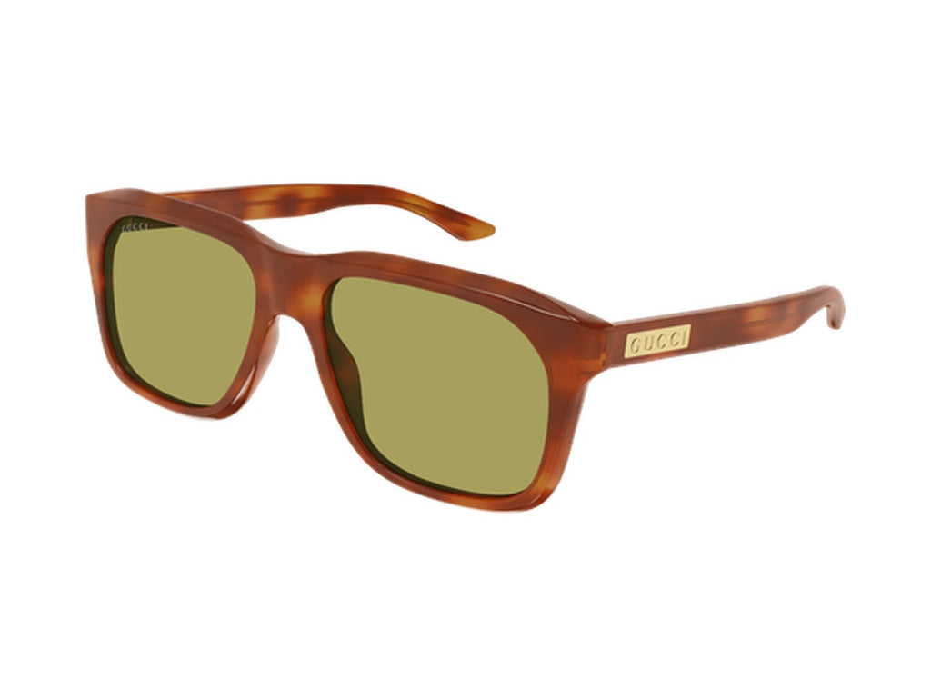 Gucci GG2077S-005 sunglasses - Havana / Green