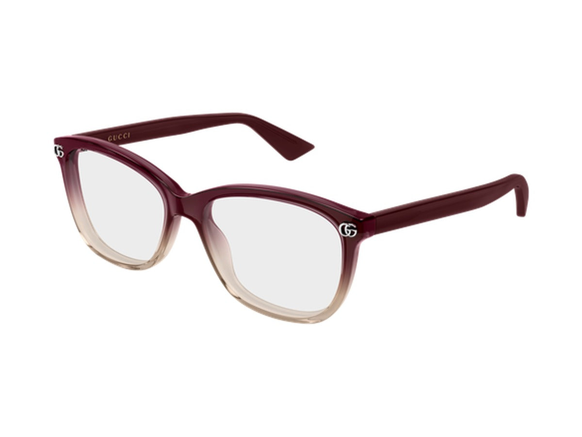 Gucci GG2113O-010 glasses - Brown & Burgundy