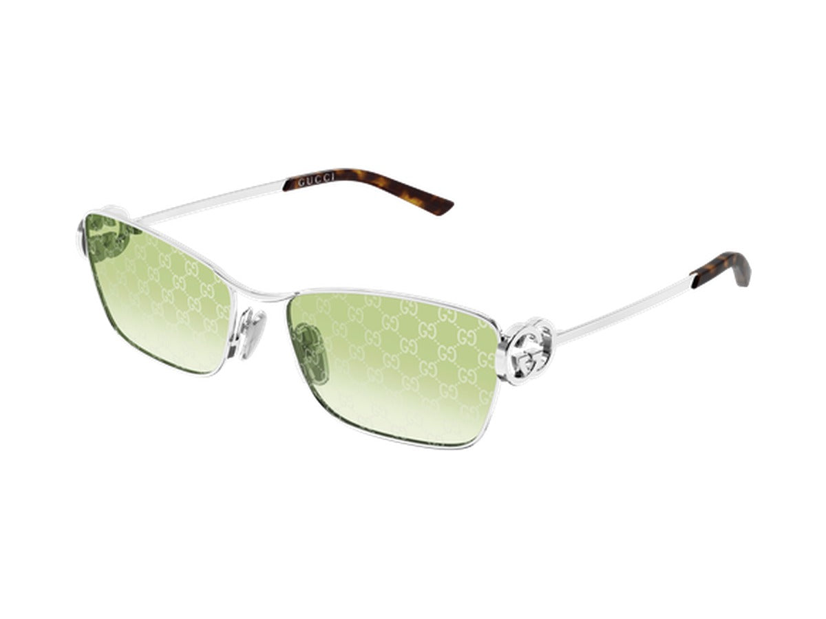 Gucci GG2045S-004 sunglasses - Silver / Green