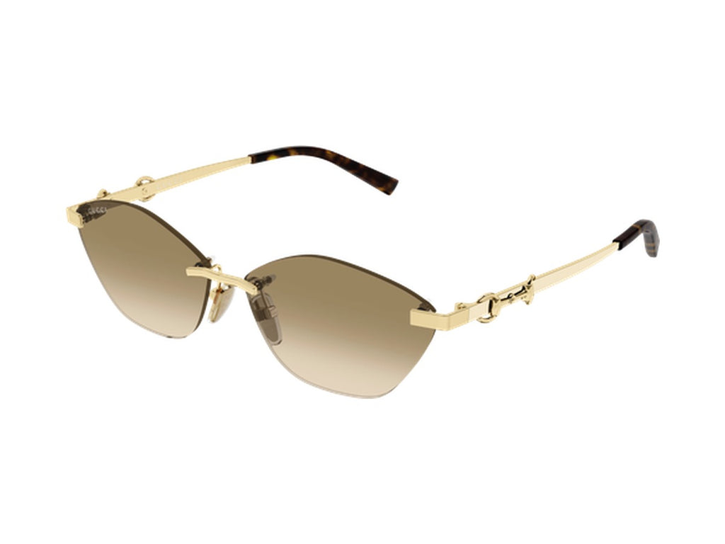 Gucci GG2050S-004 sunglasses - Gold & Ivory / Brown