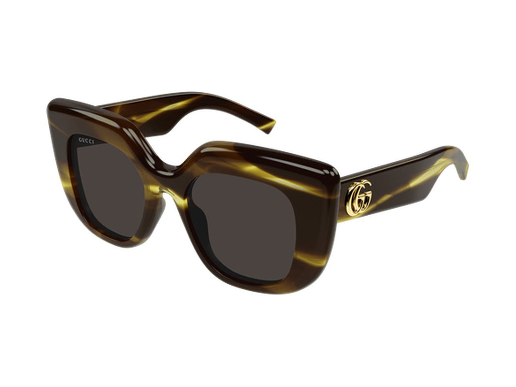 Gucci GG2030S-003 sunglasses - Havana / Grey 2