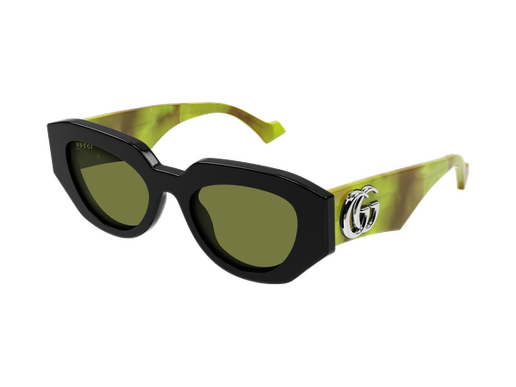 Gucci GG1421S-010 sunglasses - Black & Havana / Green