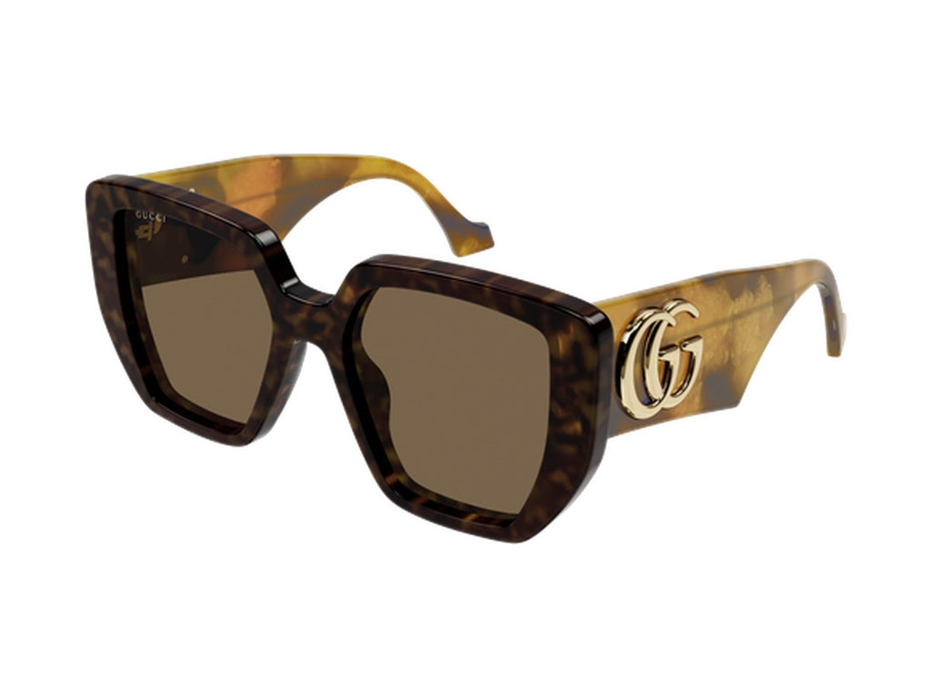 Gucci GG0956S-012 sunglasses - Havana / Brown