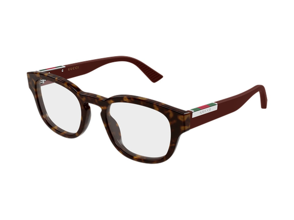 Gucci GG2090O-003 glasses - Havana & Burgundy