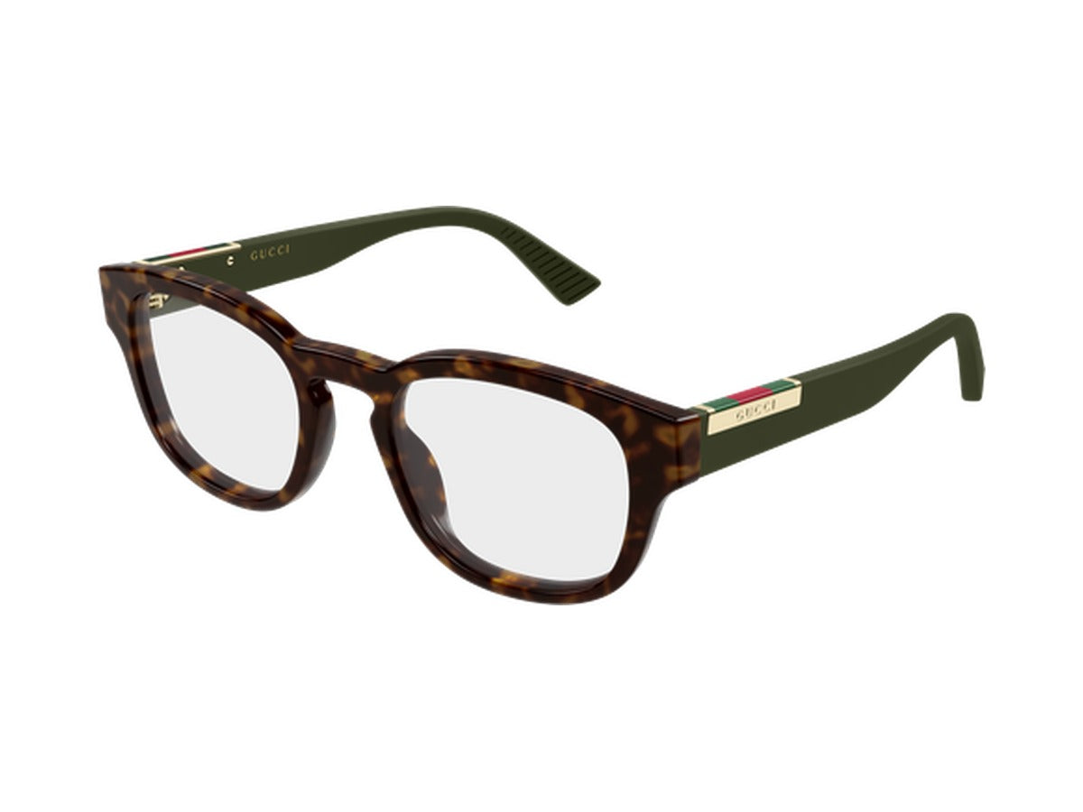 Gucci GG2090O-004 glasses - Havana & Green
