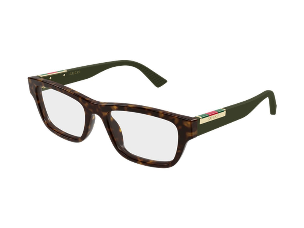 Gucci GG2091O-008 glasses - Havana & Green