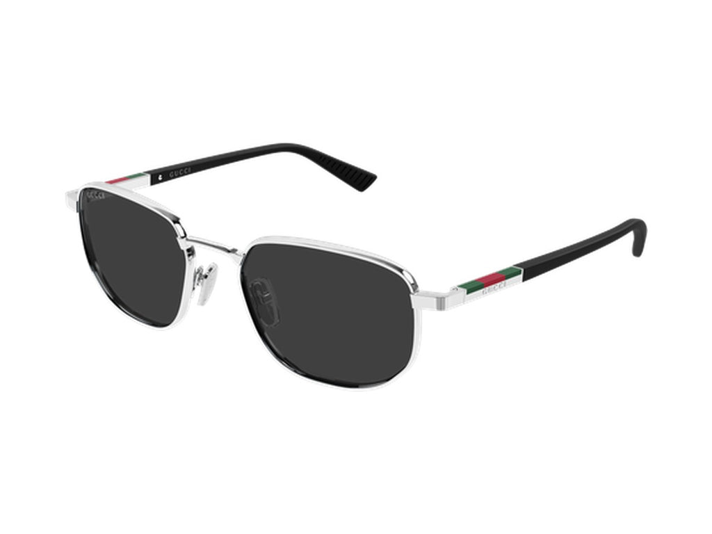 Gucci GG2093S-001 sunglasses - Silver & Black / Grey