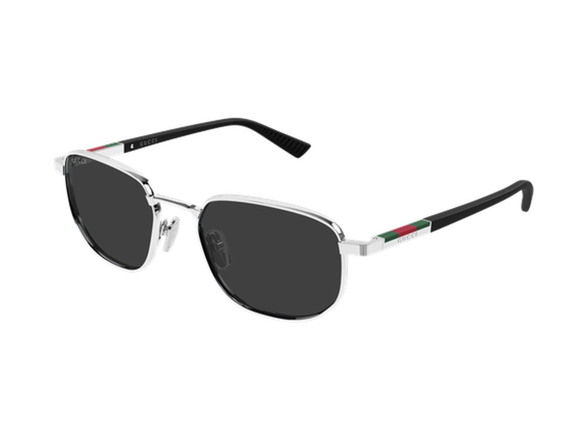 Gucci GG2093S-001 sunglasses - Silver & Black / Grey