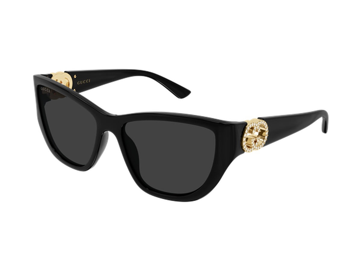 Gucci GG2122S-002 sunglasses - Black / Grey 2