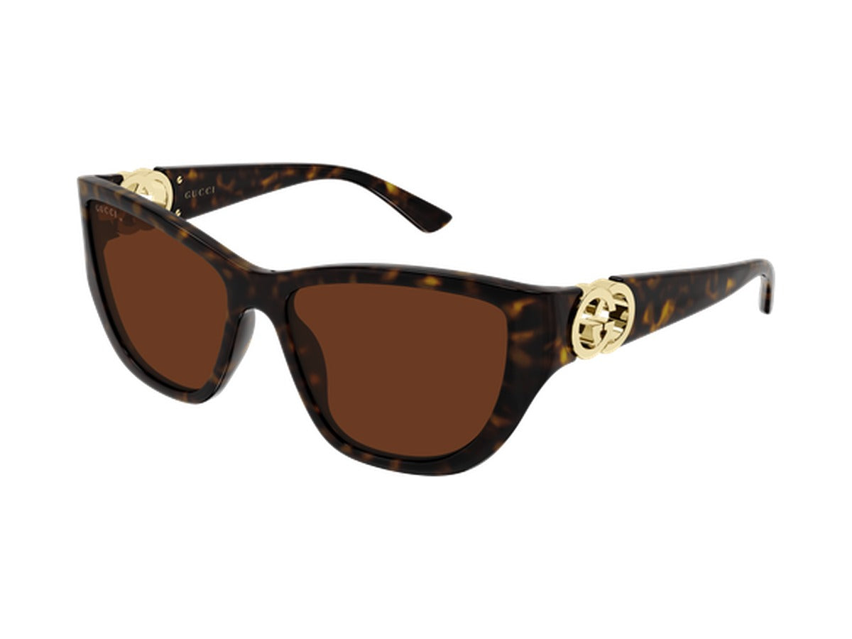 Gucci GG2122S-003 sunglasses - Havana / Brown