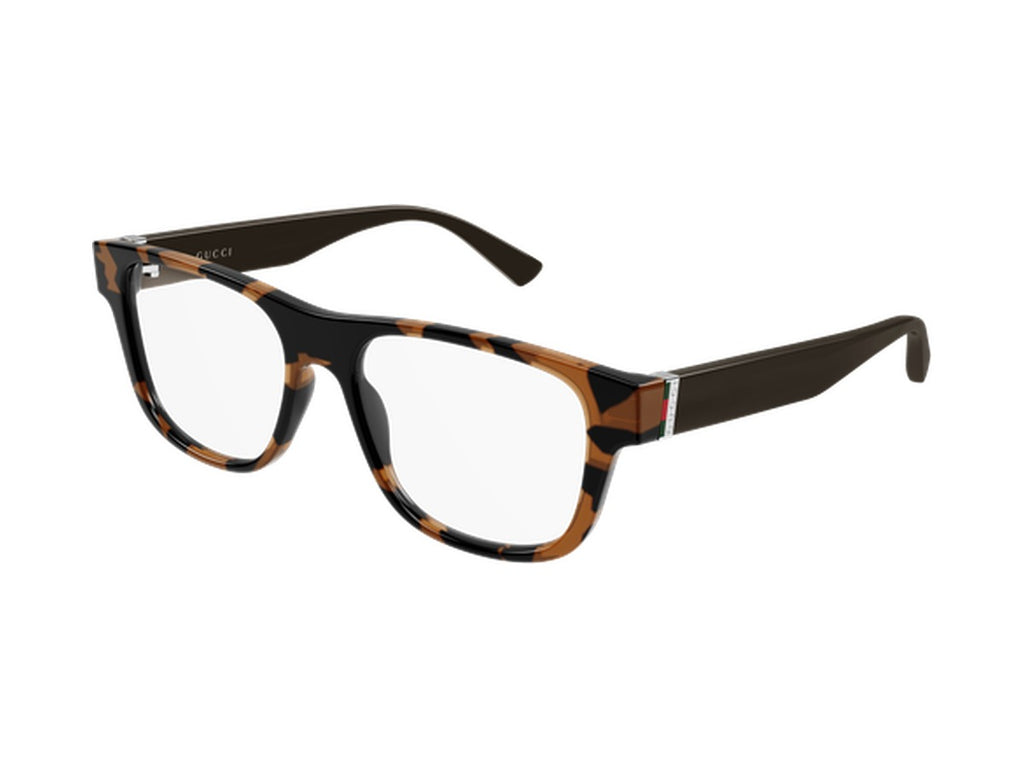 Gucci GG2086O-007 glasses - Havana & Brown