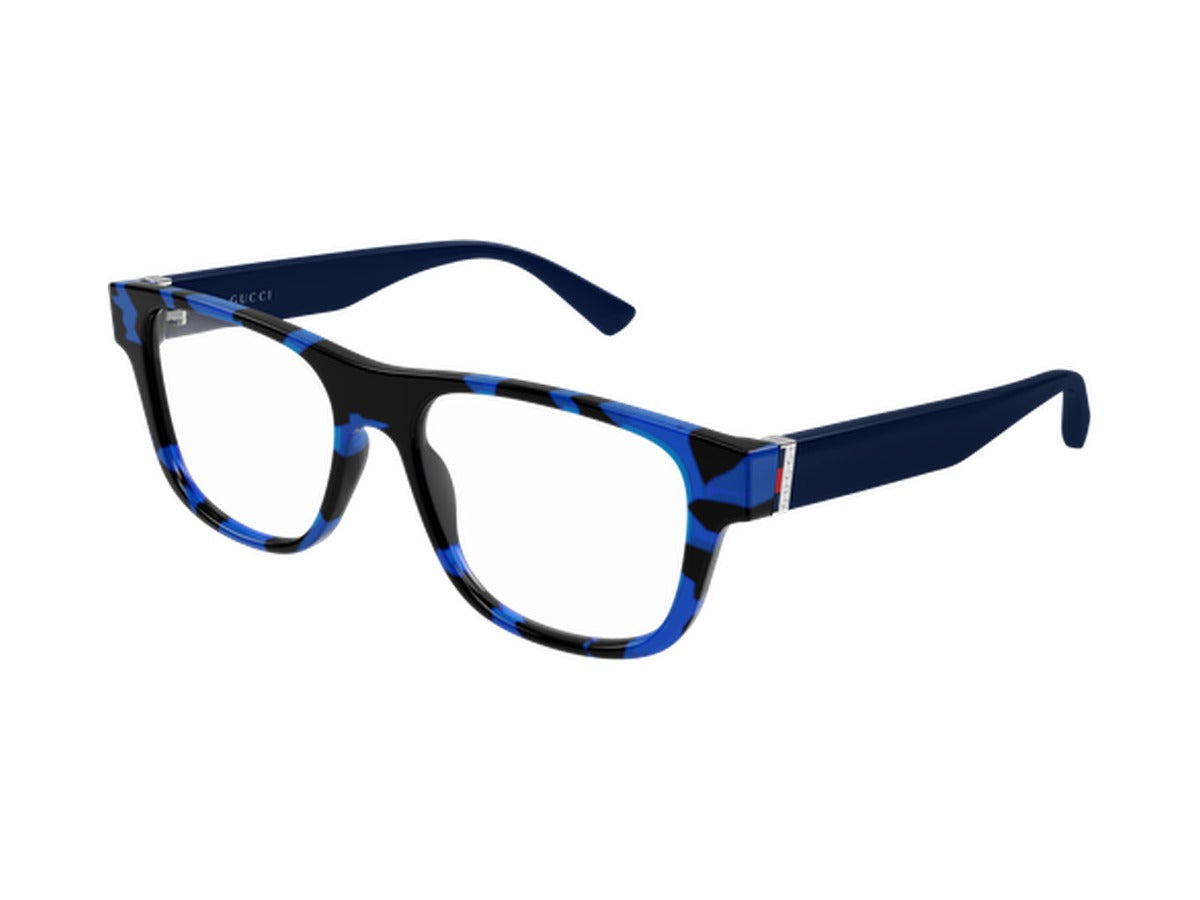 Gucci GG2086O-008 glasses - Havana & Blue