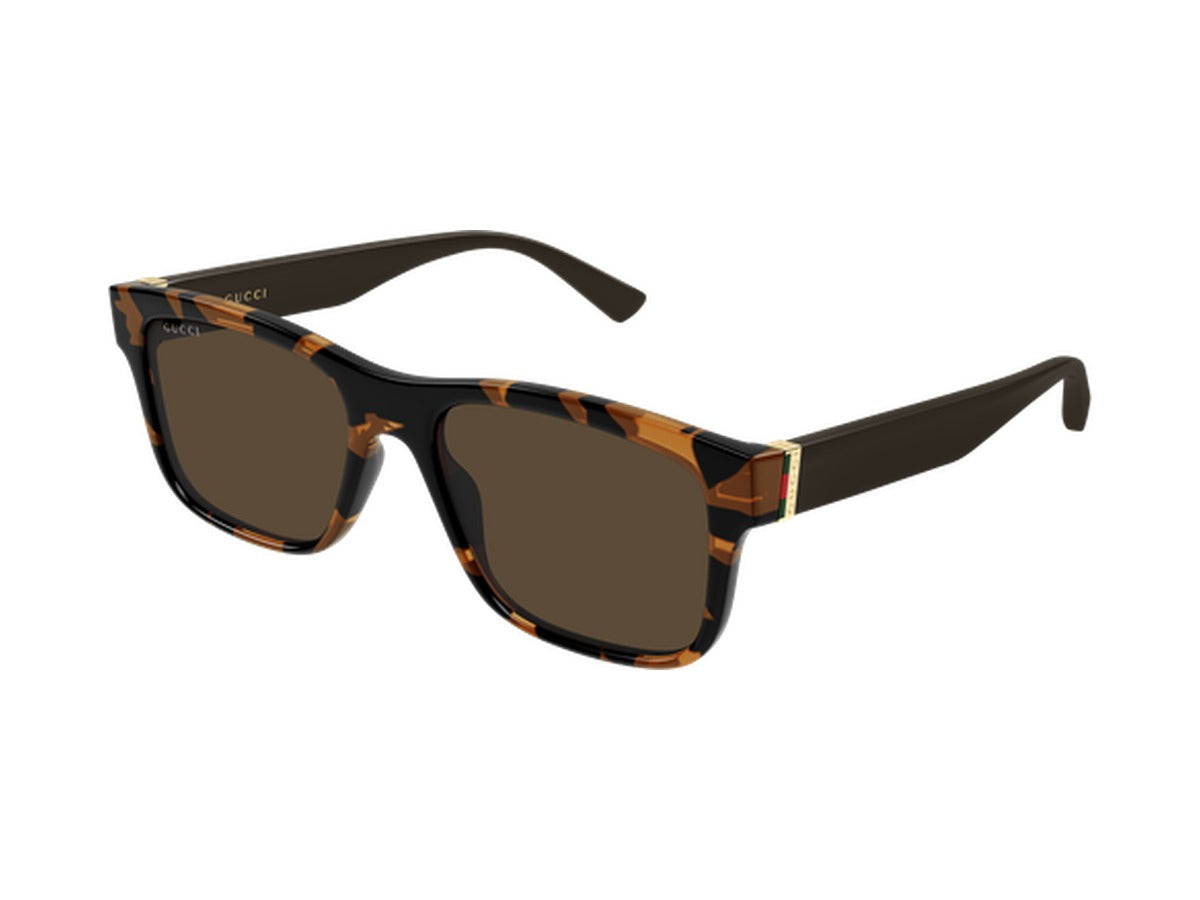 Gucci GG2085S-003 sunglasses - Havana & Brown / Brown
