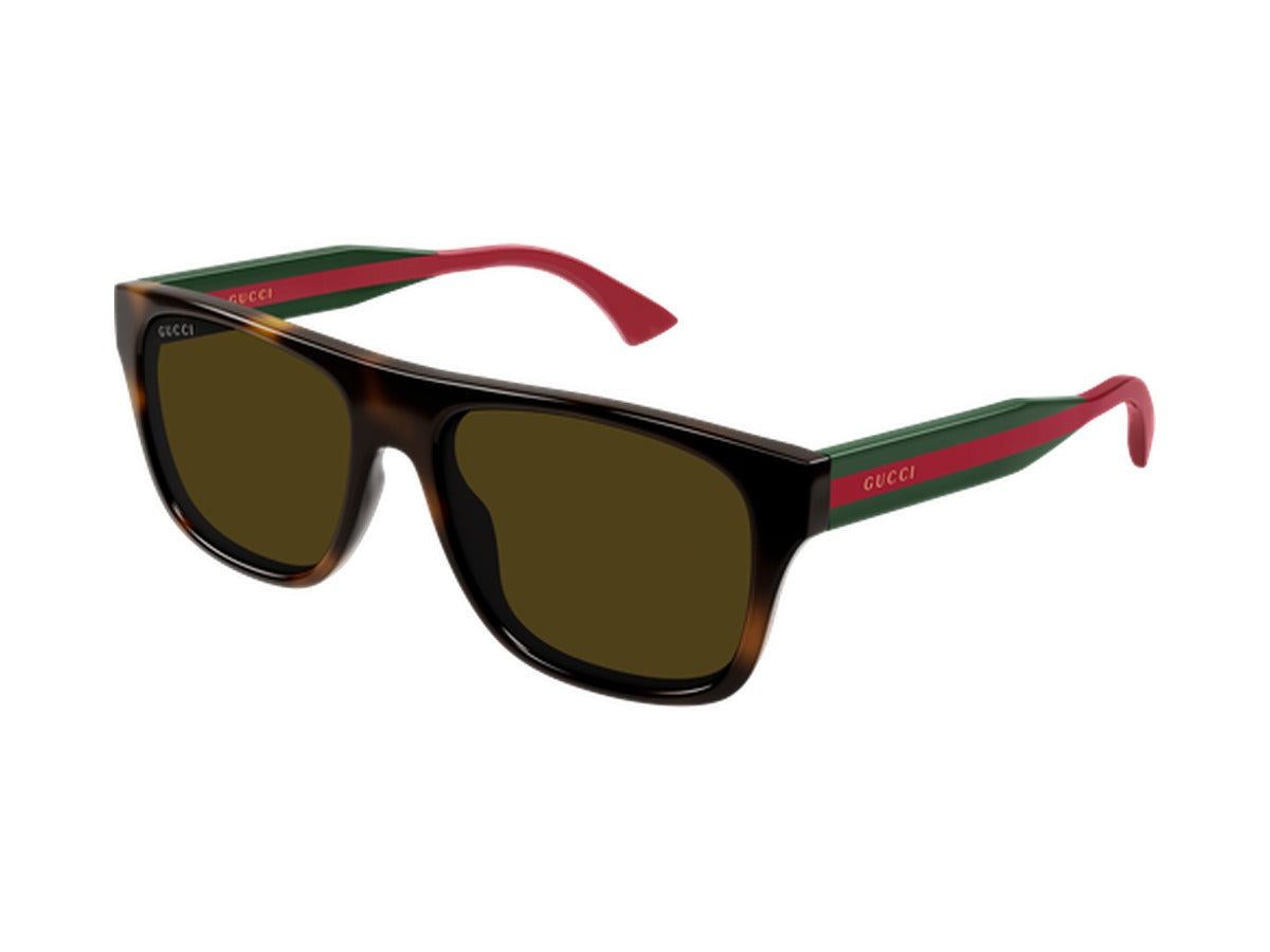 Gucci GG2119S-002 sunglasses - Havana & Green / Brown