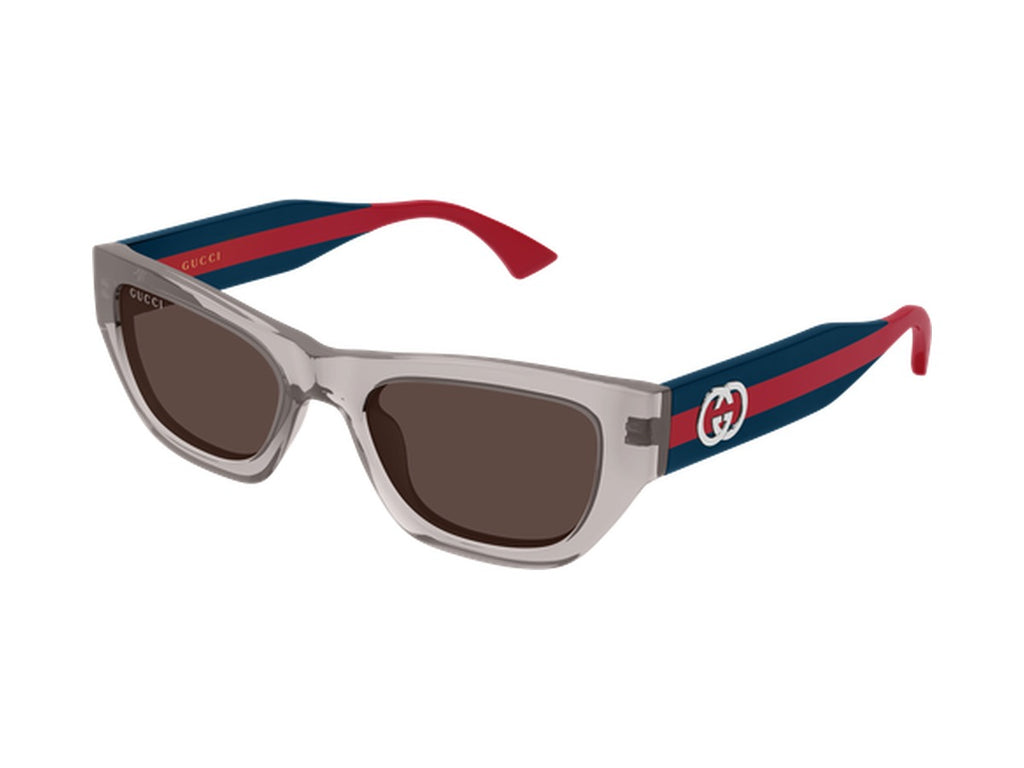 Gucci GG2116S-005 sunglasses - Grey & Blue / Brown