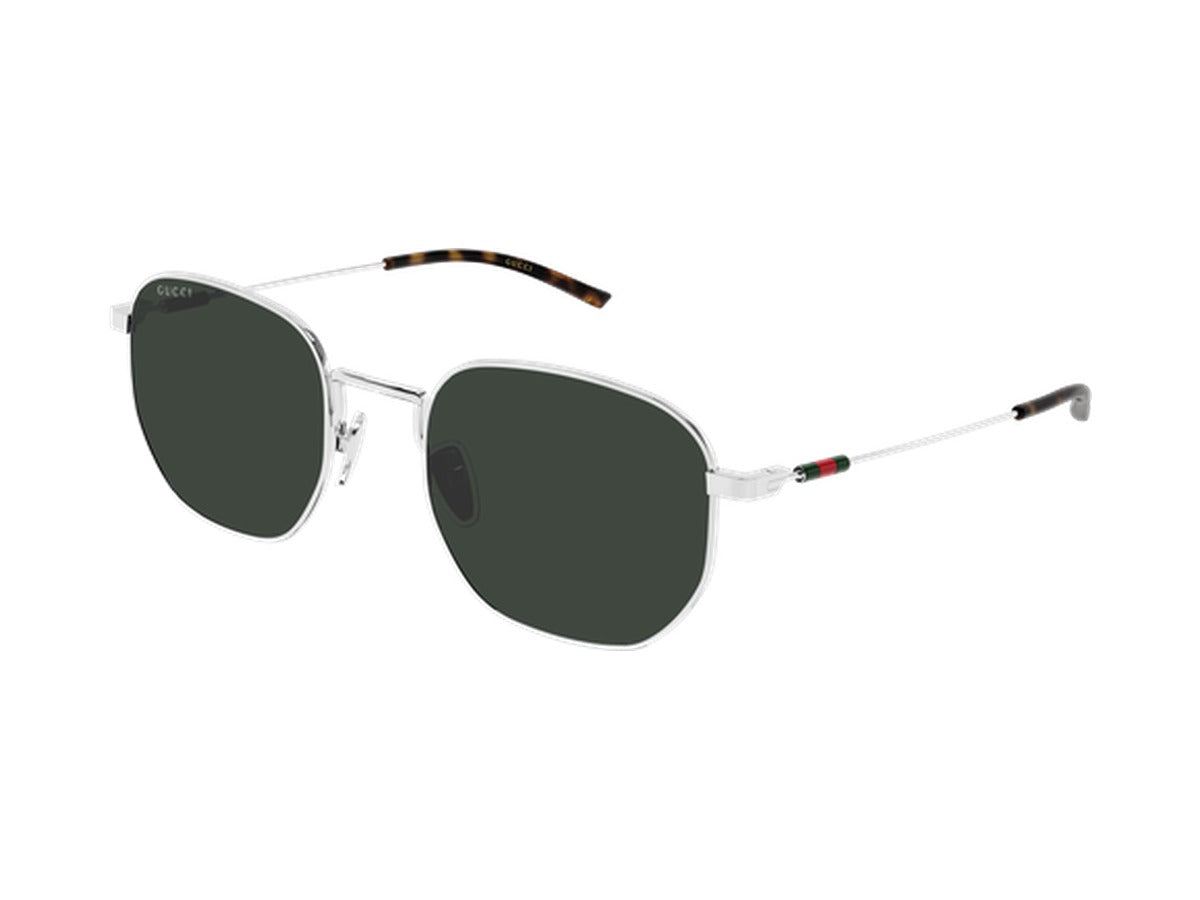 Gucci GG2095S-002 sunglasses - Silver / Green
