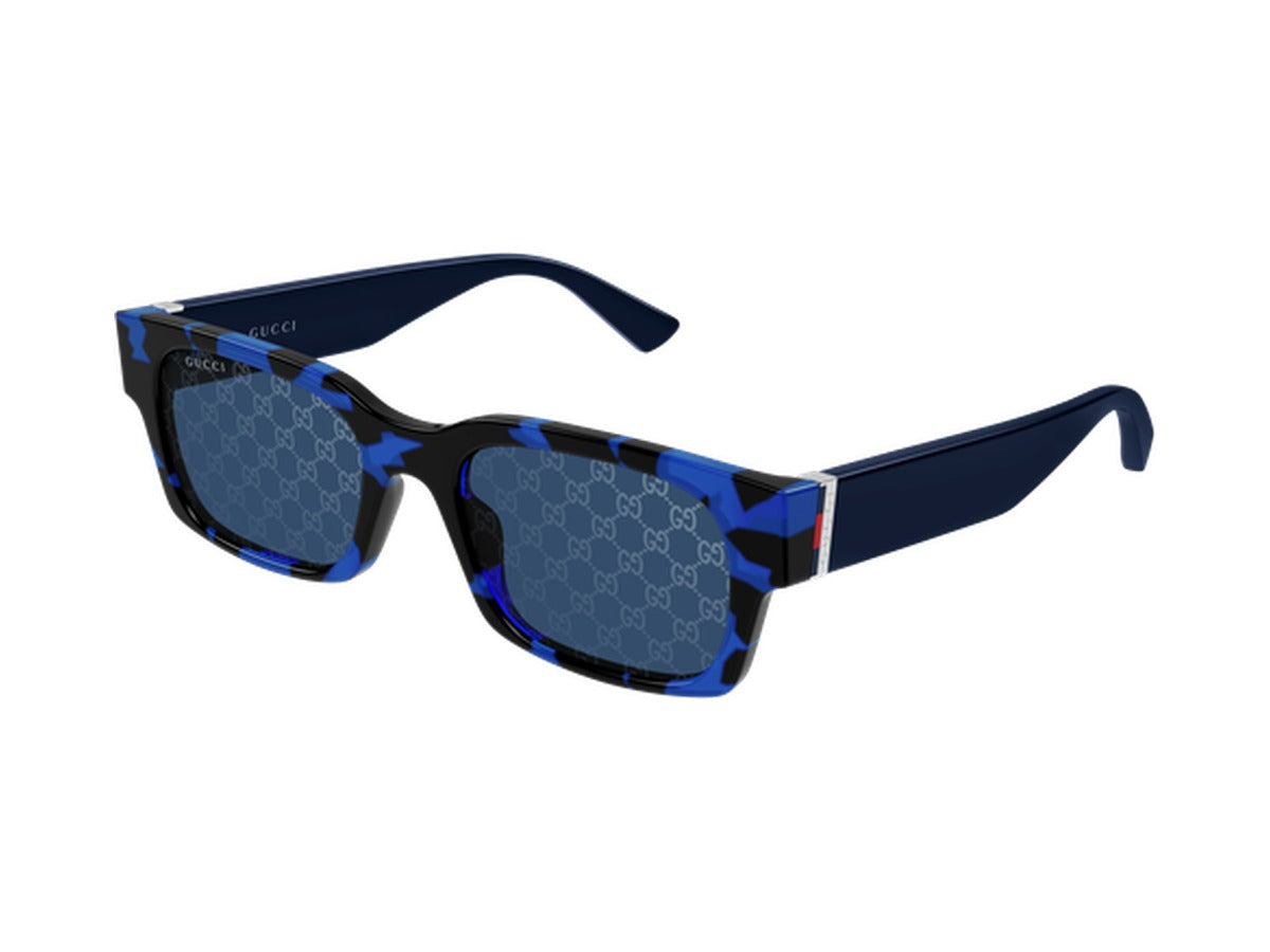 Gucci GG2084S-004 sunglasses - Havana & Blue / Blue