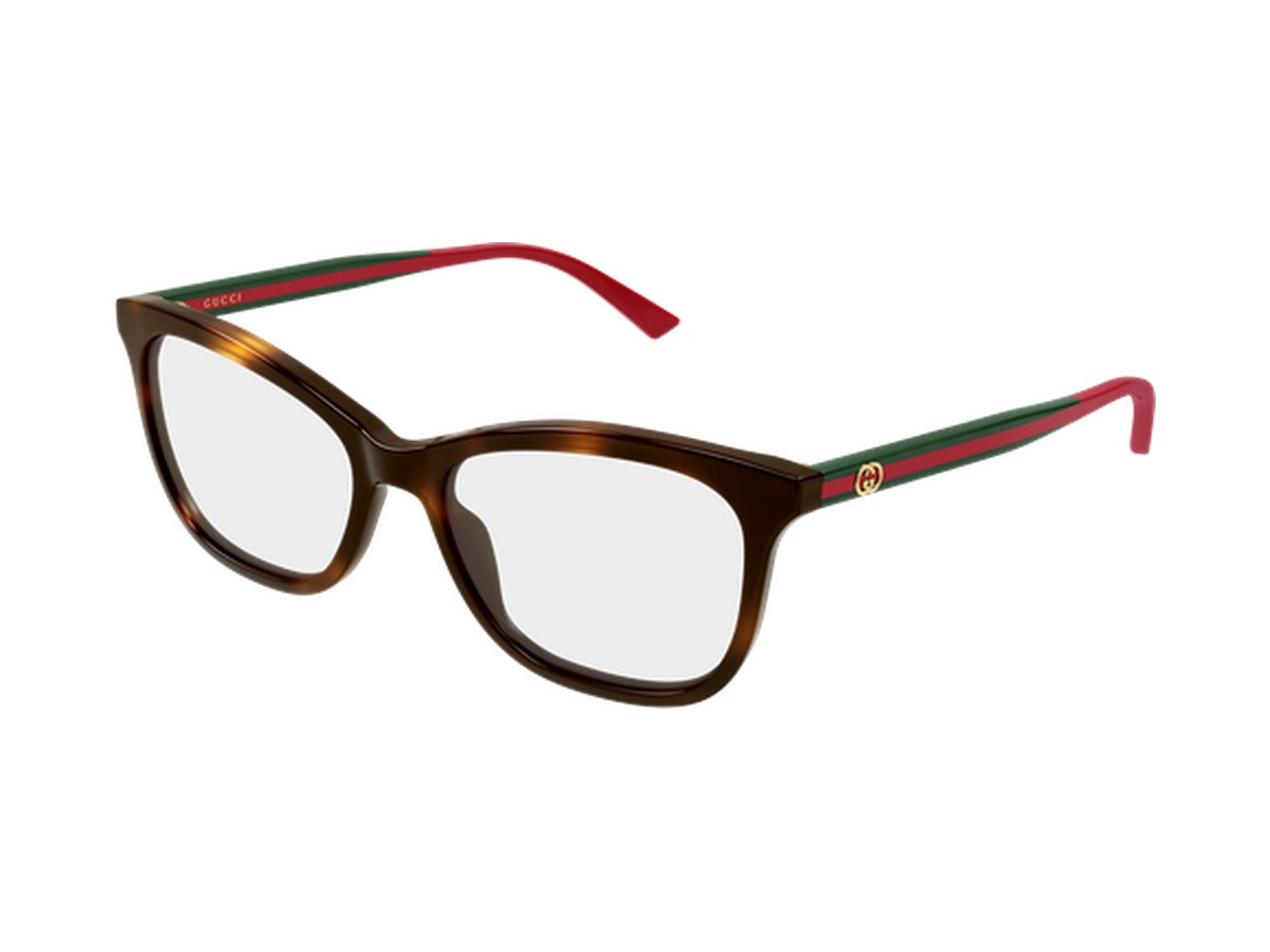 Gucci GG2117O-002 glasses - Havana & Green