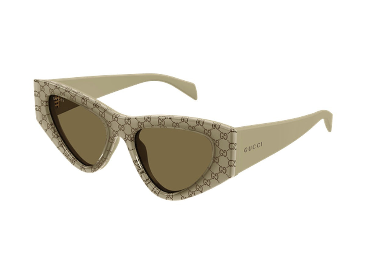 Gucci GG2019S-005 sunglasses - Beige / Brown