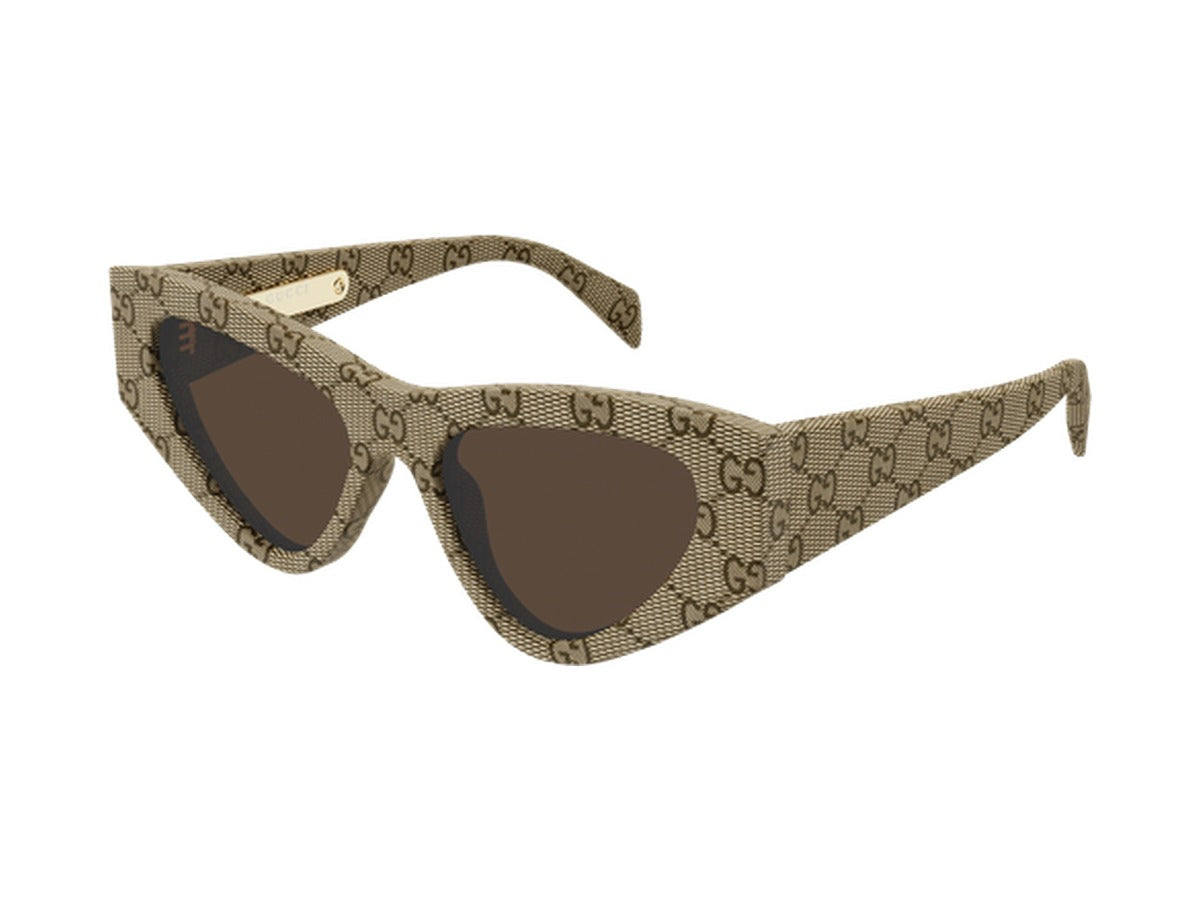 Gucci GG2019S-006 sunglasses - Beige / Brown 2