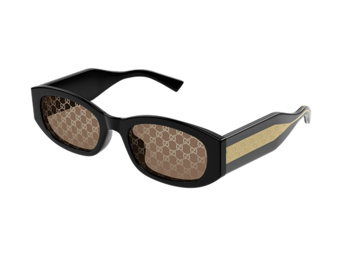 Gucci GG2068SA-004 sunglasses - Black / Brown