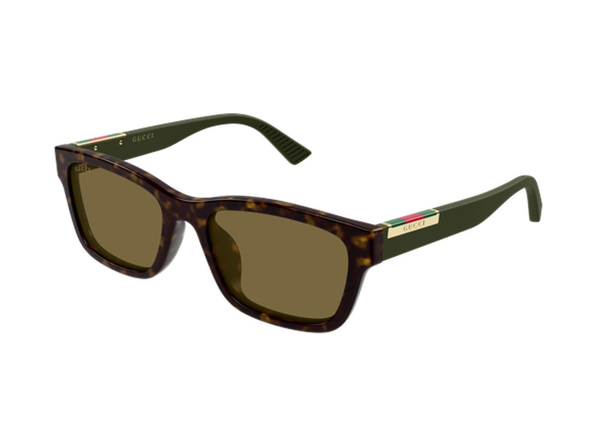 Gucci GG2092SA-002 sunglasses - Havana & Green / Brown
