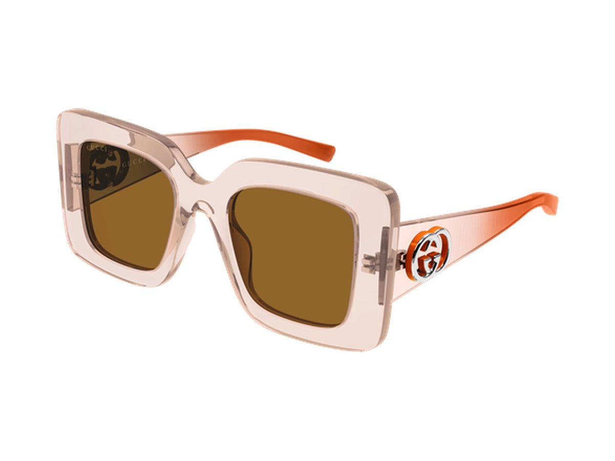 Gucci GG2025S-004 sunglasses - Pink / Brown