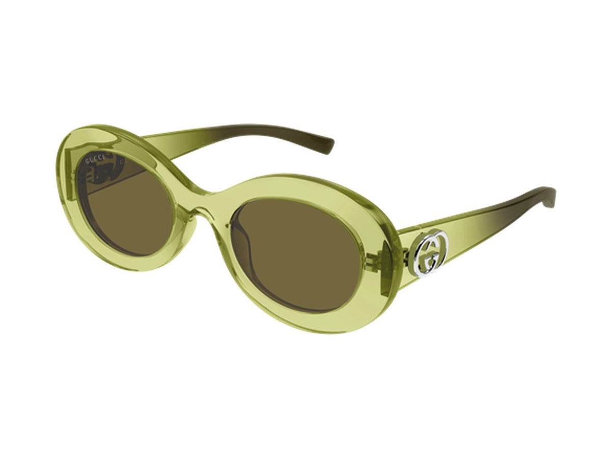 Gucci GG2026S-004 sunglasses - Green / Brown