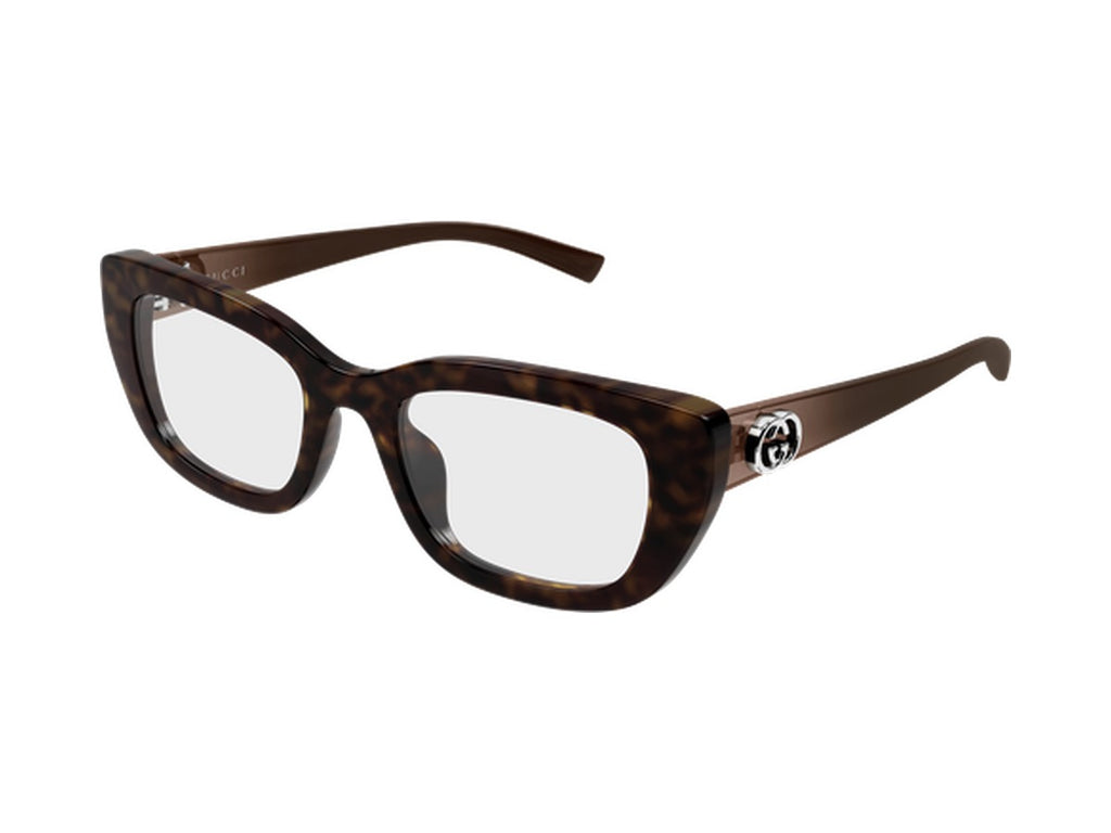 Gucci GG2027O-002 glasses - Havana & Brown