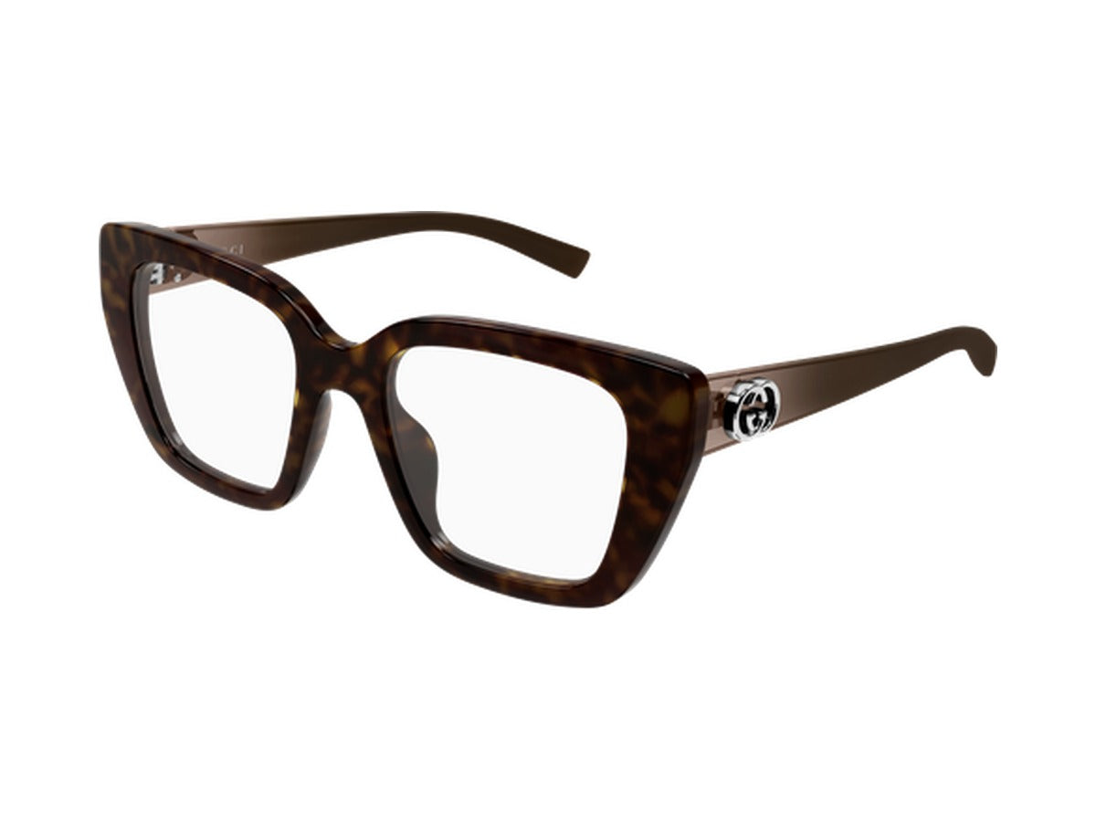 Gucci GG2028O-002 glasses - Havana & Brown