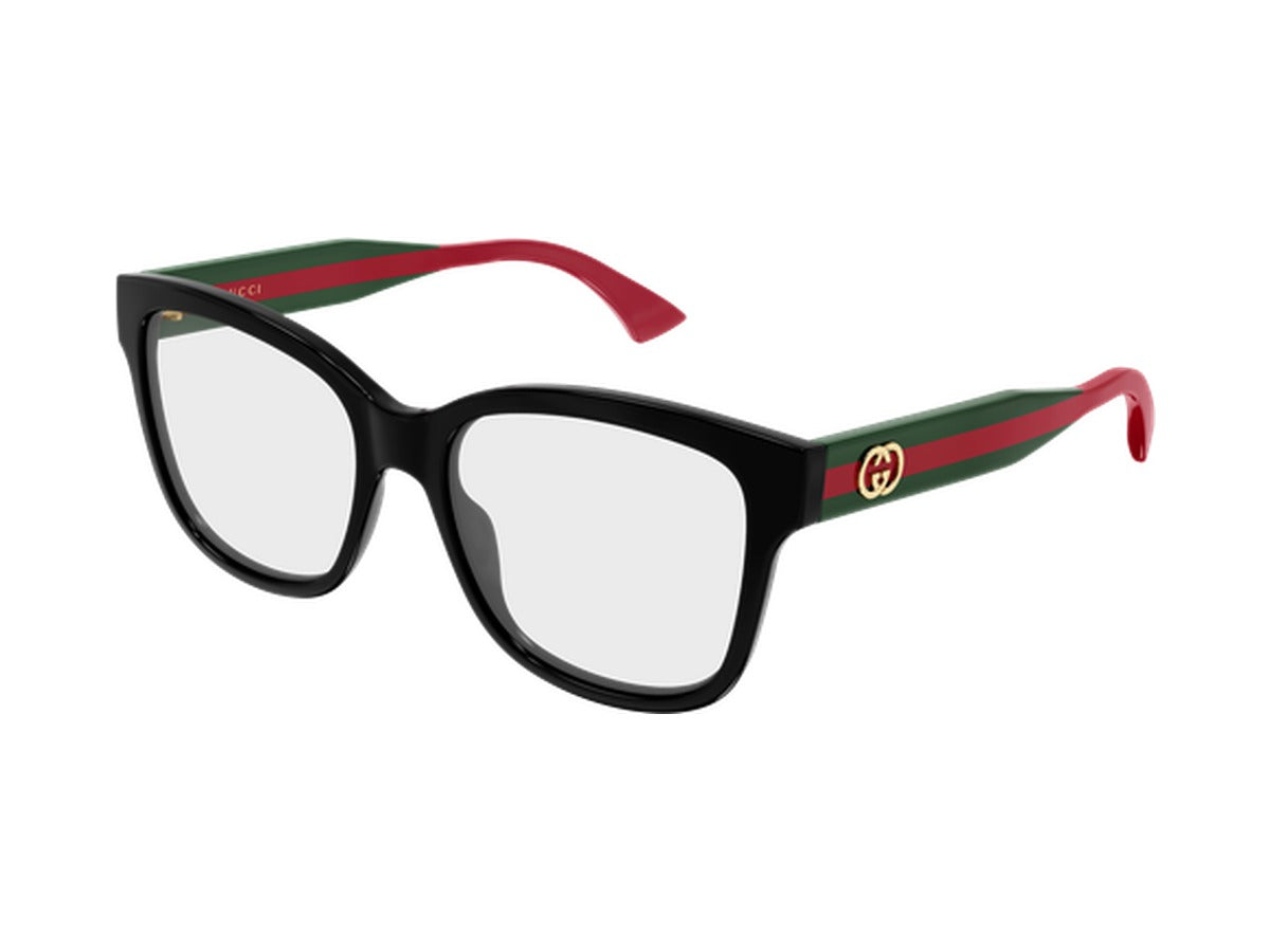 Gucci GG0038ONN-001 glasses - Black & Green