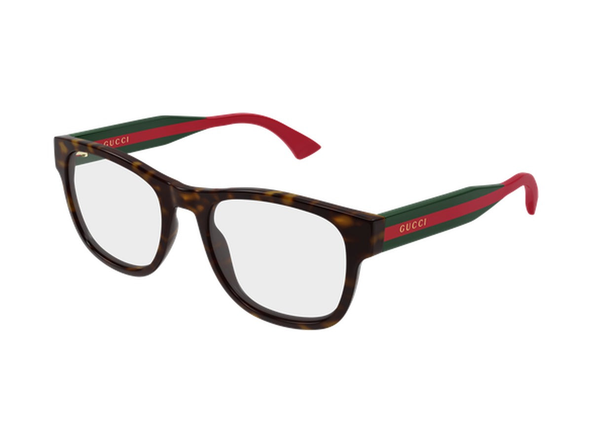 Gucci GG0004ONN-002 glasses - Havana & Green
