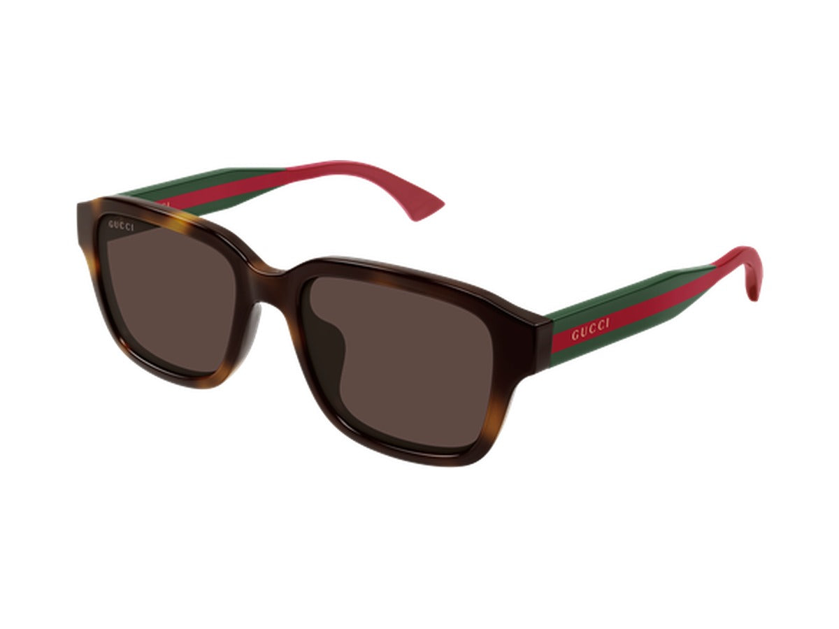 Gucci GG2120SA-002 sunglasses - Havana & Green / Brown