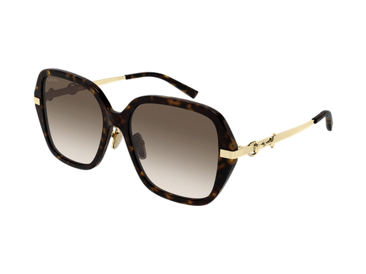 Gucci GG2055SA-002 sunglasses - Havana & Gold / Brown