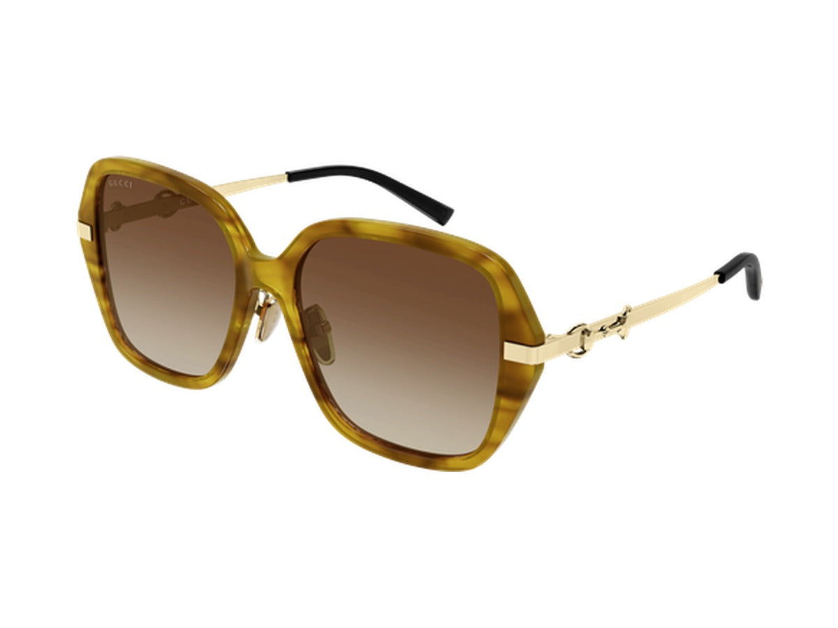 Gucci GG2055SA-003 sunglasses - Havana & Gold / Brown 2